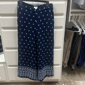 Loft Wide Leg Pants in Mosaic